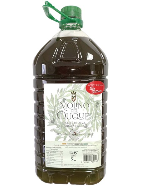 AOVE Molino del Duque Verde "Nueva Cosecha 2025" 5l (3 Botellas)