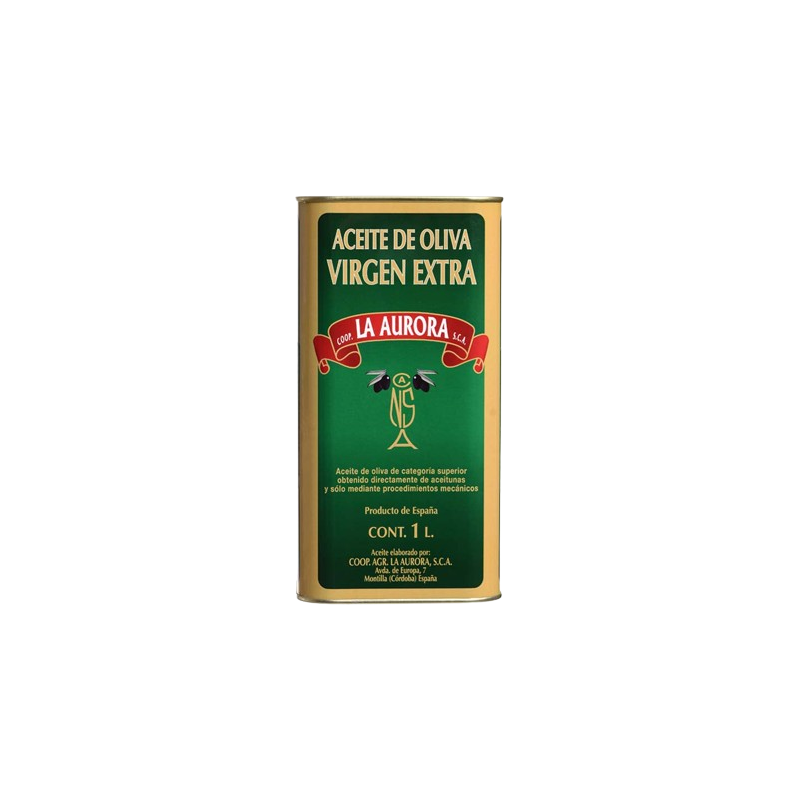 Aceite de Oliva Virgen Extra La Aurora Lata 1L (10 Latas)
