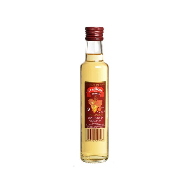 Vinagre de Vino La Aurora - Cristal 250 ML (12 Botellas)